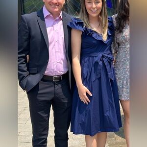 Hill House Navy Midi Dress